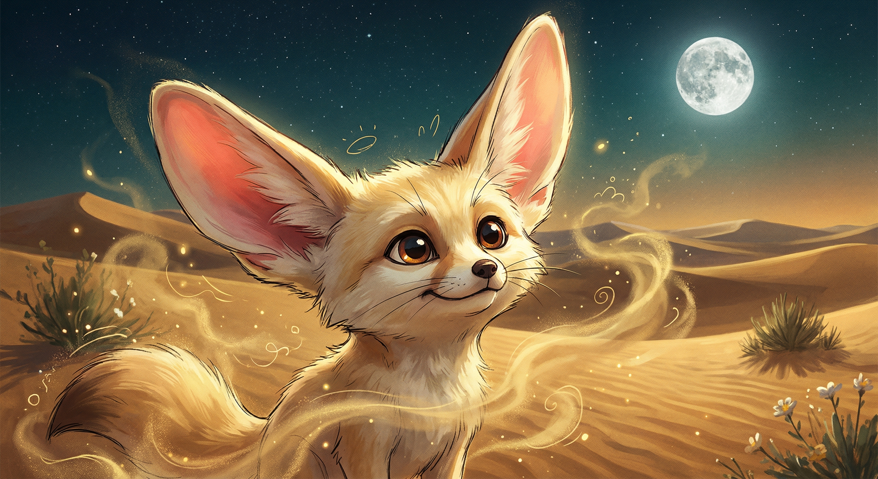 Fenekie the Desert Scout, a fennec fox